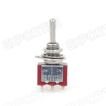 SPDT ON-ON ON-OFF-ON 6mm Thread Toggle Switch