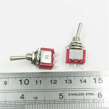 SPDT ON-ON ON-OFF-ON 6mm Thread Toggle Switch