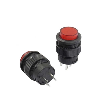 16mm 4PIN LED Lamp Self-locking Latching Push Button Switch