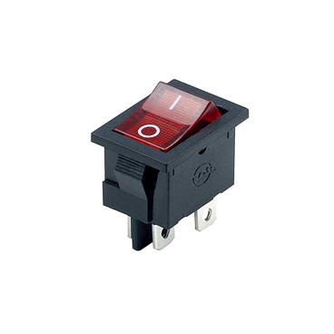 DPST ON-OFF Rocker Switches With Red/Green 12V LED Light