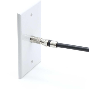 F Type RG6 Coax Coaxial Cable Connector Adapter, Male to Female
