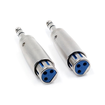 XLR-F to 6.3mm Stereo Coupler Adapter