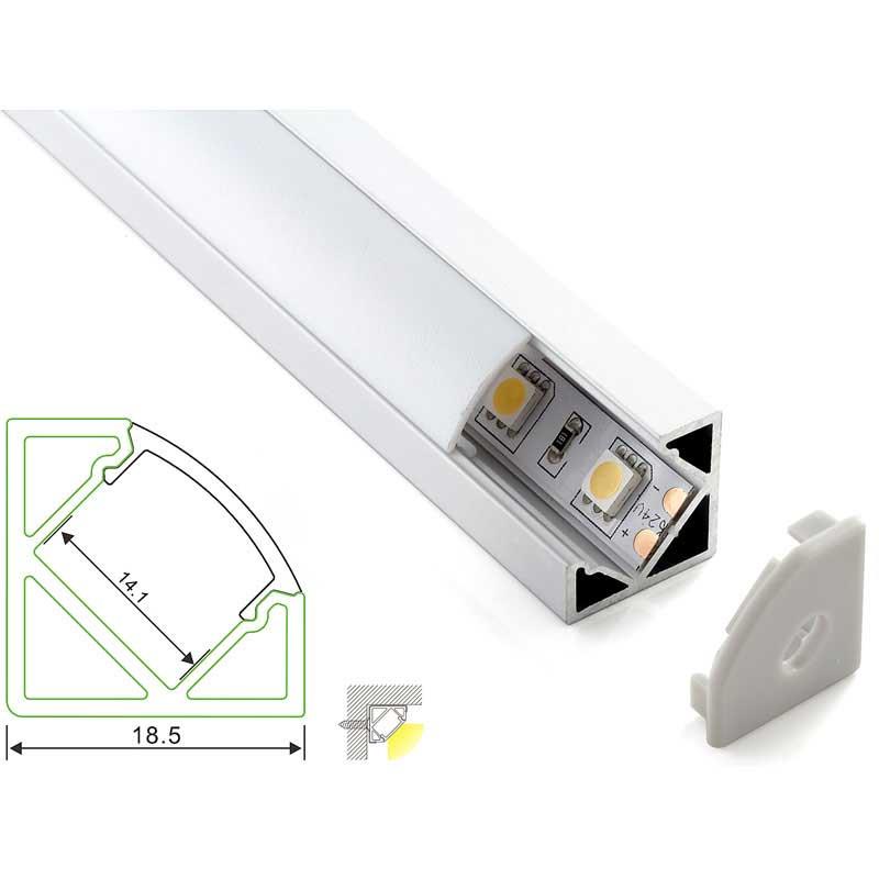 Corner Aluminum Profile Channel for LED Strip