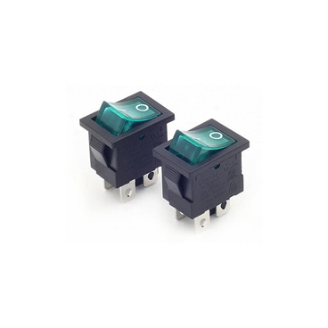 DPST ON-OFF Rocker Switches With Red/Green LED Light