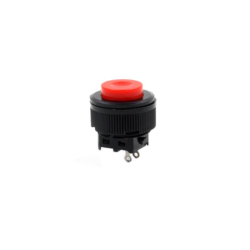 16mm 2PIN Self-locking Latching Push Button Switch - Short