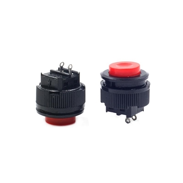 16mm 2PIN Self-locking Latching Push Button Switch - Short