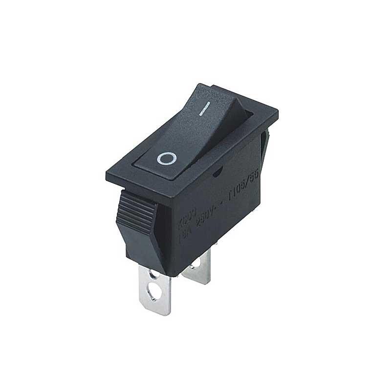 Rocker Switch ON-OFF 2PIN 16A 250VAC Black