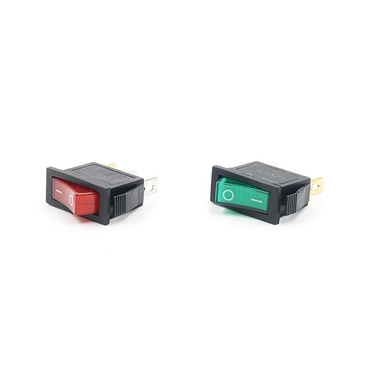 3 Pin 2 Position Red/Green LED ON/OFF Rocker Switch KCD3 - 12V LED Light