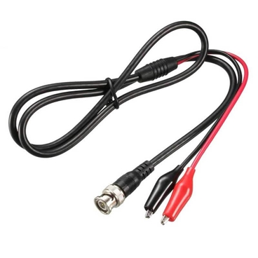 Coaxial Cable BNC Male to Alligator Clip Oscilloscope Probe Test Lead