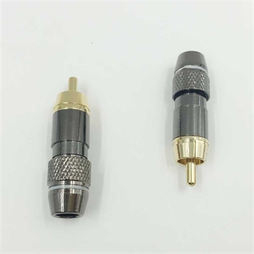 RCA Male Plug Adapter, RCA Repair Ends