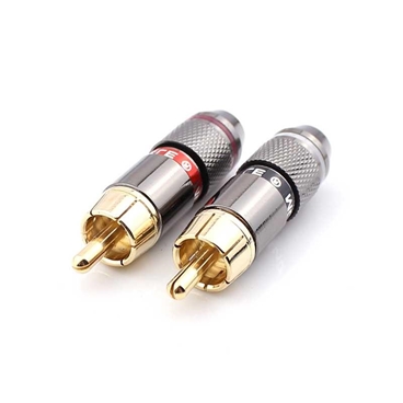 RCA Male Plug Adapter, RCA Repair Ends
