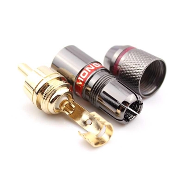 RCA Male Plug Adapter, RCA Repair Ends