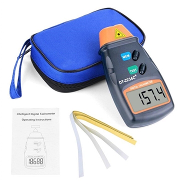 Professional Digital Laser Photo Tachometer Non Contact RPM Tach