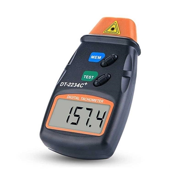 Professional Digital Laser Photo Tachometer Non Contact RPM Tach