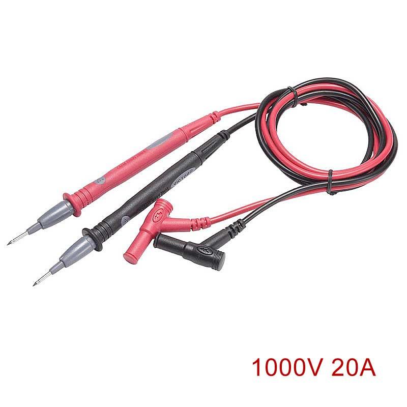 1 Pair CAT III 1000V 20A Electronic Test Leads Digital Multimeter Accessory