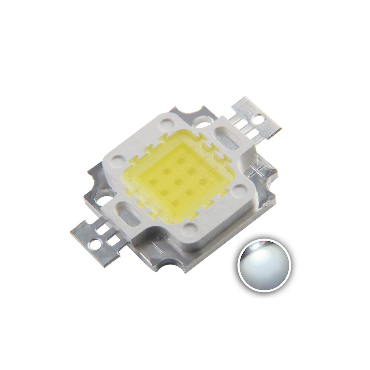 High Power Led Chip 10W Cold White 6000~6500K