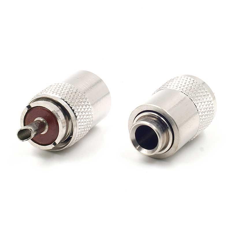 UHF PL259 Solder Connector Plug for RG8X RG-59 Coaxial Coax Cable