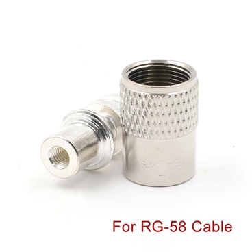 AMPHENOL UHF/PL-259 Male Solder Coax Connector for 50ohm Low Loss RG-58 RF Cable