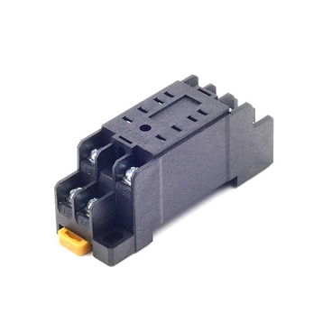 PYF08A DIN Rail Mount 8 Terminals Relay Socket Base for OMRON MY2NJ HH52P H3Y DYF08A