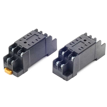 PYF08A DIN Rail Mount 8 Terminals Relay Socket Base for OMRON MY2NJ HH52P H3Y DYF08A