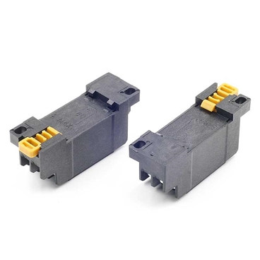 PYF08A DIN Rail Mount 8 Terminals Relay Socket Base for OMRON MY2NJ HH52P H3Y DYF08A