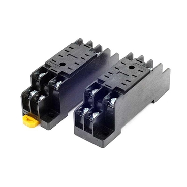 PYF08A DIN Rail Mount 8 Terminals Relay Socket Base for OMRON MY2NJ HH52P H3Y DYF08A