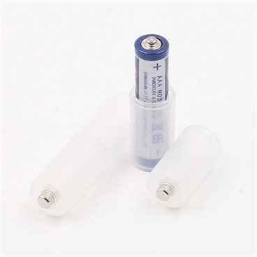 AAA to AA Size Cell Battery Converter Adapter Plastic Holder Case