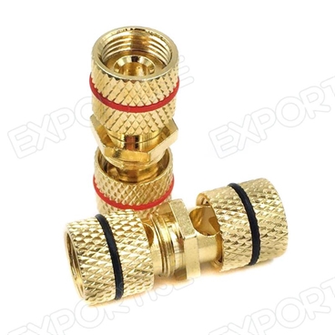 Banana Binding Post for Speaker Panel Mount Gold Plated Connector