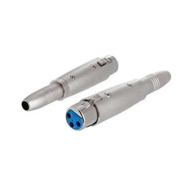 XLR-F to 6.3mm Stereo Jack Coupler Adapter