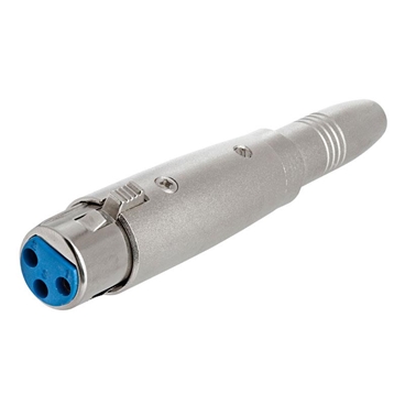 XLR-F to 6.3mm Stereo Jack Coupler Adapter