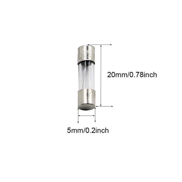 Fast-Blow Glass Fuses 5 x 20 mm, 100pcs/box