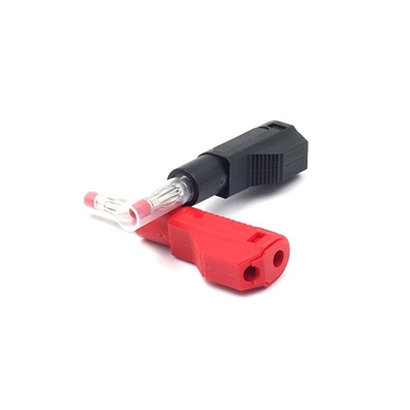 4mm Banana Plug with Spring Red/Black