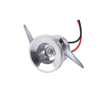 1W LED Cabinet Recessed Mini Ceiling Spot Lamp, Round, CRI90