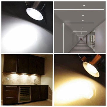 1W LED Cabinet Recessed Mini Ceiling Spot Lamp, Round, CRI90