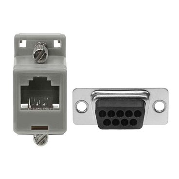 DB9 Female to RJ11/12 (6 Wire) Modular Adapter