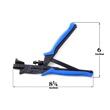 Coaxial Cable Compression Tool for RG6 RG11 RG59 RG7 Coax