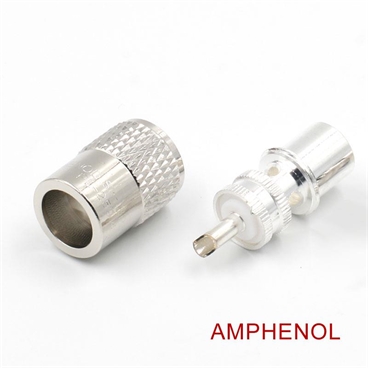 AMPHENOL UHF/PL-259 Male Solder Coax Connector for 50ohm Low Loss RG-213 RF Cable