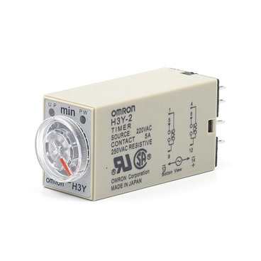 Timer Omron H3Y-2 220V 5 Min.