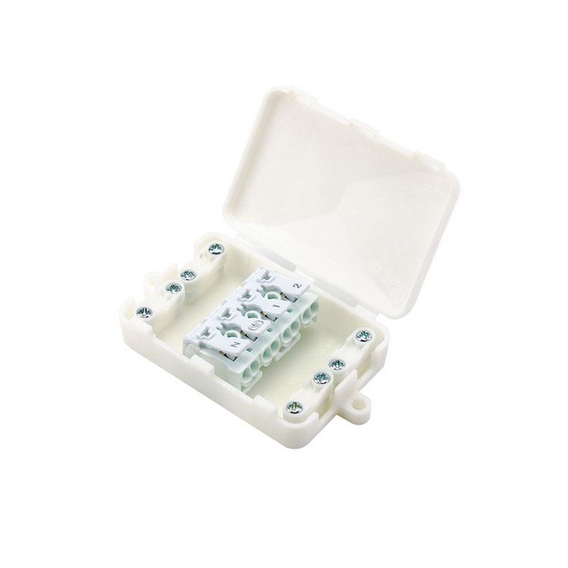 Fast Connection Terminal Block For Lighting Fixtures With Junction Box - 4 Pole