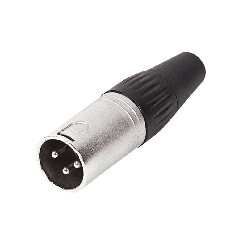 3-Pole Male XLR Connector for Cable