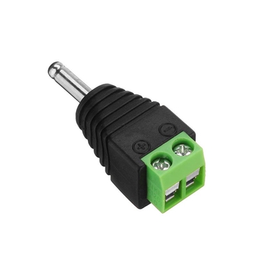 3.5 x 1.35mm DC Male Jack Power Connector to Terminal Block