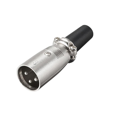 3-Pin XLR Male Connector Adapter, Microphone Mic Cable Plug Connector Mic Audio Socket