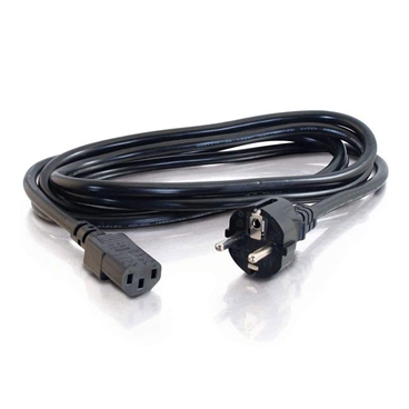 European Power Cord EU Euro Plug IEC C13 for Desktop PC Computer Monitor Printer