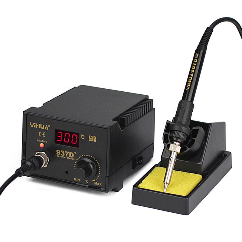 60W Soldering Station Iron Welding ESD Welder Digital Rework Tool with LED Display