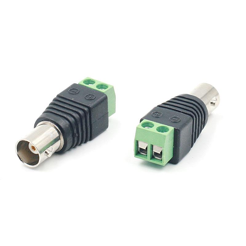 BNC Female Connector Adapter With Solderless Screw Terminal