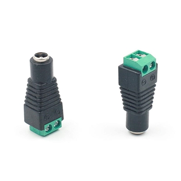 5.5 x 2.1mm DC Female Jack Socket Power Connector to Terminal Block