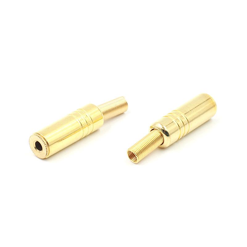 3.5mm Female Socket Repair Headphone Earphone 3 Pole TRS Jack Stereo Audio Plug Connector Soldering