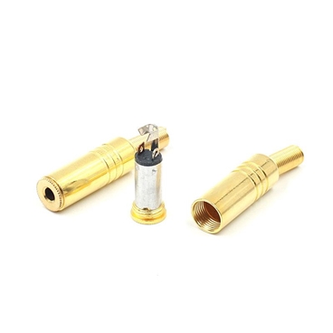 3.5mm Female Socket Repair Headphone Earphone 3 Pole TRS Jack Stereo Audio Plug Connector Soldering