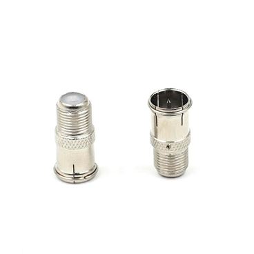 F Type RG6 Coax Coaxial Cable Connector Adapter, Male to Female