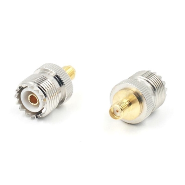 RF Coax Adapter SMA Female to SO239 Female UHF Jack SO-239 Antenna Cable Connector for UV-5R Series Radio